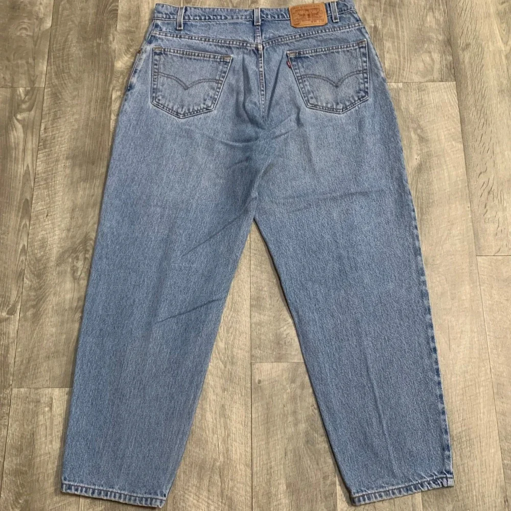 Vintage Levi's 560 Loose Fit Tapered Jeans Blue Denim 36x30 (35x29) Red Tab 90s